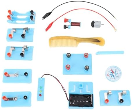 Rengue Circuit Experiment Kit with Wind and LED Traffic Light, STEM Physics Learning Set, Builds Basic Circuits Electromagnetism Projects, for Kids Students Home Classroom - Image 4