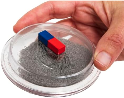 Dowling Magnets Magnetic Field Viewing STEAM Kit for Kids 8+ – View Invisible Magnetic Force Lines in Clear Tray with Magnets & Filings for Young Scientists - Image 3