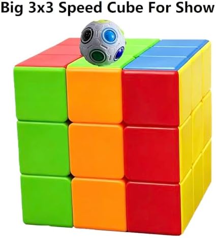Big 3x3 Speed Cube Pro, 3x3 Large Cube Toy Gift for Kids Adults Brain Teasers - Image 4