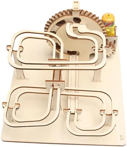 Marble Run Electrical 3D Wooden Puzzle Craft Toy Hobbies Toy Mechanical Puzzles DIY Roller Coaster Puzzle for Unique Gifts by TTETTZ