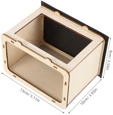 3D Holographic Display Projector DIY Kit for Children Wood Beige - Image 2