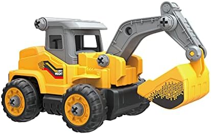 MUKIKIM Construct A Truck 2.0 – Excavator. Remote Control Take Apart Truck Toys for Kids. Educational STEM RC Car Building Set. Electric Digger Assemble Kit & Tool Included - Image 2