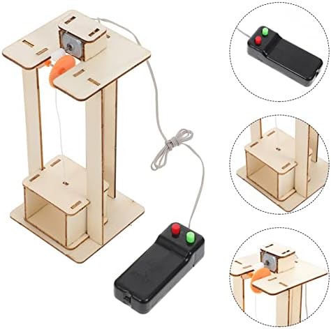 Wooden Elevator Kids Stem Projects for Kids Ages 8-12 Science Kits, DIY Model Building Kits for Age 12-14, Elevator Toy for 5-8 (Pack of 2) - Image 4