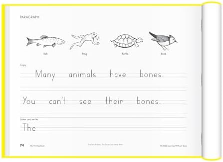 Learning Without Tears My Printing Book Workbook, 1st Grade+, Age 6+ - Image 4