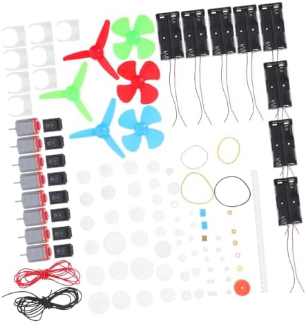 Dc Motors Kit for Kids, Science Electric Circuit Gear Set by DECHOUS