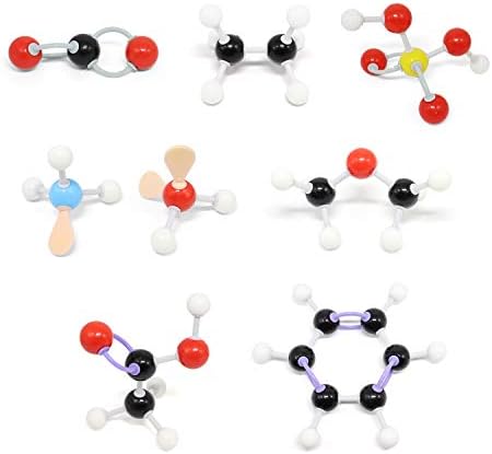 RELIANCER Molecular Model Kit,419PCS Organic Molecular Chemistry Set w/Atoms & Bonds,Molecular Structures Building Kit for Chemistry Learning,STEM Science Kits for Teachers,Students,Young Scientists - Image 2