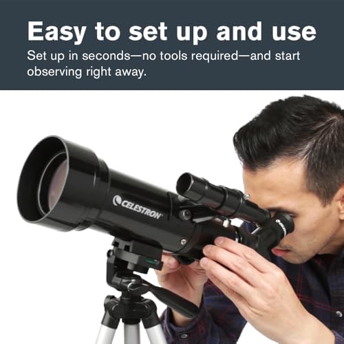 Celestron Travel Scope 70mm Beginner Portable Telescope with Backpack - Image 2