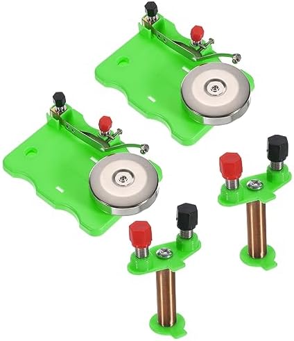 PATIKIL Physical Experiment Set, 2 Set Electric Bell Magnetism Experiment Kits Electromagnet Labs Induction for Educational Learning Teaching, Green by PATIKIL
