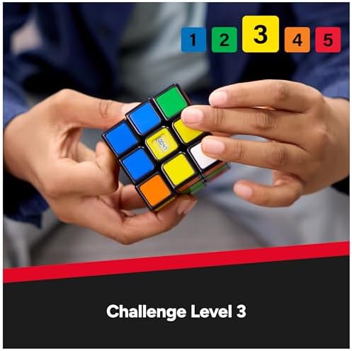 Rubik's Cube 3x3 Timer Cube Brain Teaser Built-in Digital Timer & Stand - Image 6