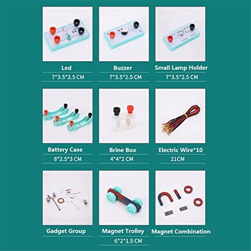 Physics Electric Circuit Learning Starter Kit, Basic Electricity Discovery Circuit and Magnetism Experiment Kits for Kids Students - Image 5
