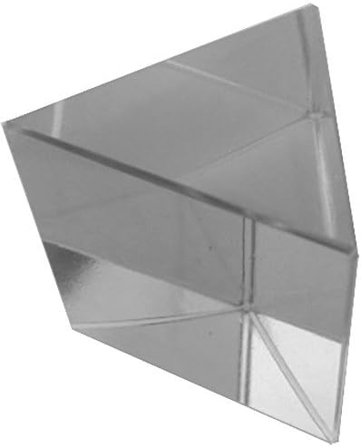 MAXIMIZE 1.5" x 1.5" (38mm x 38mm) Optical Glass Triangular Prism | Demonstrates Refraction & Dispersion | Premium Quality for Educational, Photography & Artistic Use - Image 2
