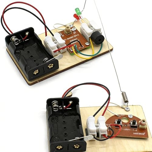 DIY Wireless Telegraph Morse Code Transmitter Receiver Circuit Experiment Kit Science Educational STEM Learning Set Physics Kits School Project for Students - Image 5