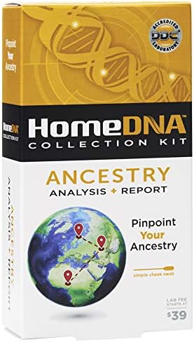 Ancestry Analysis + Report | Choose The Test That's Right for You | at-Home DNA Test Kit | Lab Fees NOT Included | Kit ONLY by Unknown
