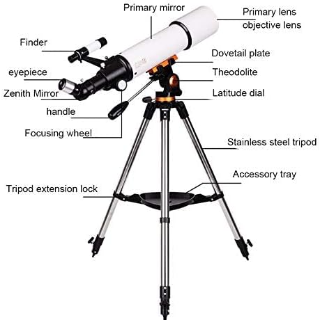 Astronomical Telescope,Refracting Telescope for Kids Beginners,Proable Travel Telescope with Carry Bag,Adjustable Height Tripod - Image 3