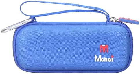 Mchoi 3Doodler Start+ Case, Hard Shell Travel Organizer for 3D Printing Pen Essentials, Shockproof EVA Pouch with Mesh Pocket & Wrist Strap, Case Only (Blue) - Image 4