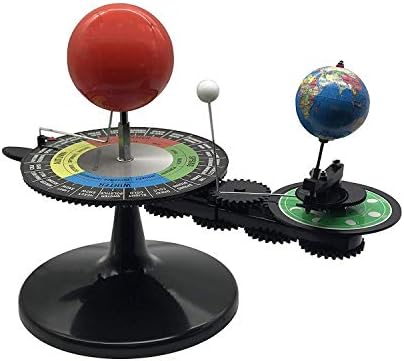 Sun Earth Moon Orbital Model with Light, Kids Solar System Model Astronomical Science Educational Kits by Unknown