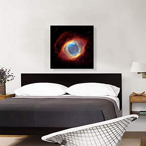 ARTCANVAS Hubble Telescope Helix Nebula Ring Eye of God Canvas Art Print Stretched Framed Painting Picture Poster Giclee Wall Decor - 26" x 26" (0.75" Deep) - Image 2