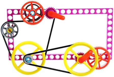 Hands on Gear and Pulley Assemble Toy Classroom Mechanical Engineering Experiment Set for Preschooler Ages 5+ Thinking Development - Image 6