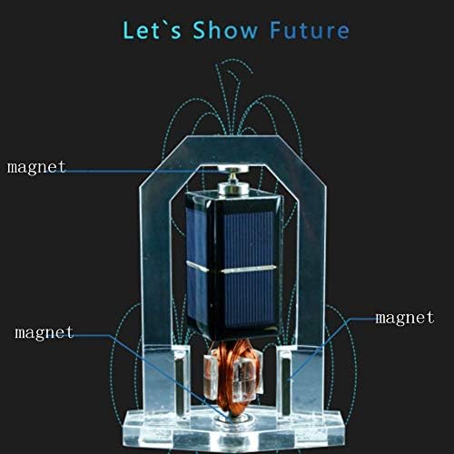 GagalU Magnetic Levitation Solar Motor Mendocino Motor Vertical Vertical Motor Solar Energy Technology Toys High Tech Ornaments - Image 5