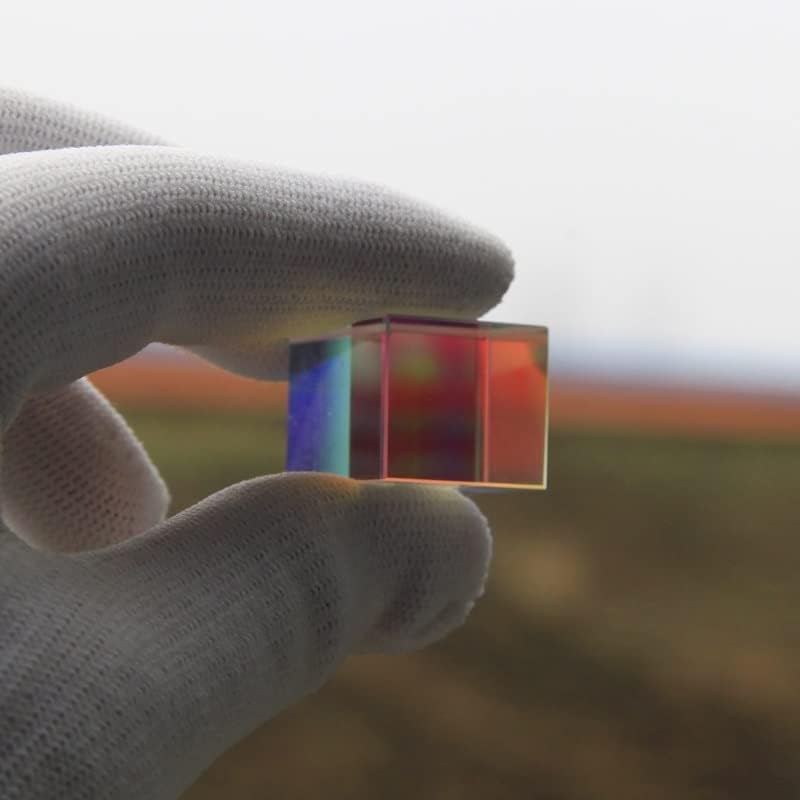 Prisms & Kaleidoscopes Prism Color Dichroic Glass Cube Optical Cube Beam Combiner Prism 20 * 20 * 17mm Science Classroom Optics Kits - Image 3