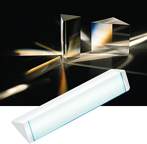 Diyeeni K9 Optical Glass Prism for Physics Teaching, Multipurpose Triangular Prism, 15x15x87mm Light Refraction, Science Classroom Equipment for Kids STEM Education, Rainbow Maker (15 * 15 * 87) - Image 5