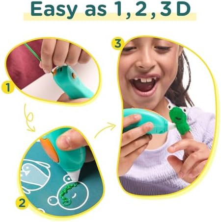 3Doodler Start+ Essentials 3D Pen Set for Kids, Easy to Use, Learn from Home Art, Educational STEM Toy for Boys & Girls Ages 6+ - Image 2