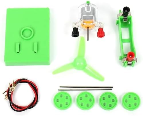 DIY Wind-Powered Car Kit - Educational Science & Physics Experiment for Fun Tech Making by Unknown