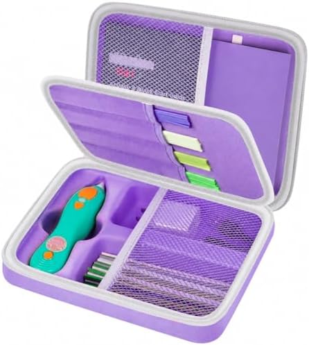 casmilee Case for 3Doodler Start+ Essentials (2023/2024) for 3D Pen Set for Kids, Art Activity Set Storage for Educational STEM Toy- Box Only (Case Only, Light purple) by Casmilee