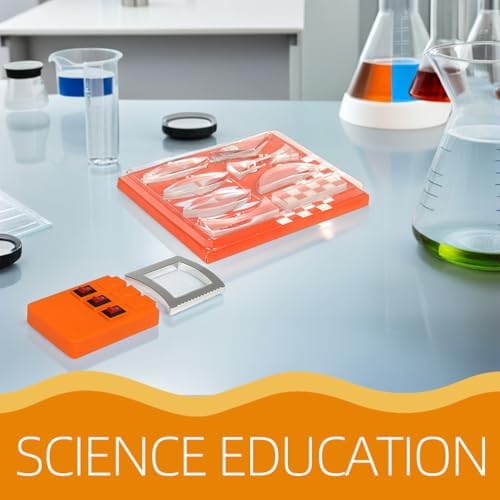 SHINEOFI Physics Prism Optics Experiment Kit, Optical Lens Refraction Prism - Image 3