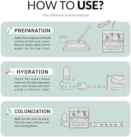 Ant Farm Starter Kit for Beginners & Hobbyist Formicarium Ants NOT Included - Image 5