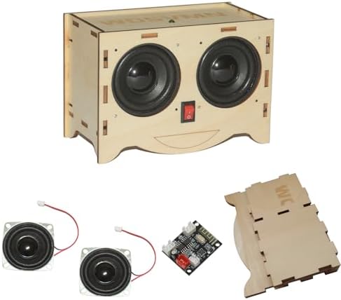 Craft Kit - DIY Bluetooth Speaker Kit, Build Personalized Wood Case Speaker Set, Learning STEM Gifts for Teens by Unknown