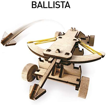National Geographic Da Vinci Catapult Wood Building STEM Kit for Kids - Image 5