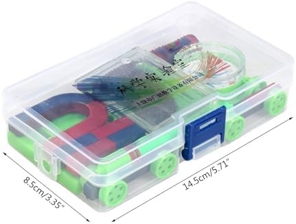 Physics Magnet Experiment Set Science Lab Equipment U-Shaped Horseshoe Magnets Compass Iron Powder Magnetic Levitation Teaching Aids Educational Kit for Students Classroom Demonstration - Image 6