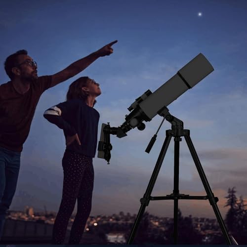 Telescopes for Adults Astronomy, 80mm Aperture 600mm Refractor Telescope for Kids & Beginners, Compact and Portable Travel Telescopio with Backpack - Image 6
