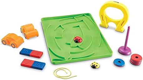 Learning Resources STEM Magnets Activity Set, Science Lessons, 24 Pieces, Ages 5+ by LearningResources