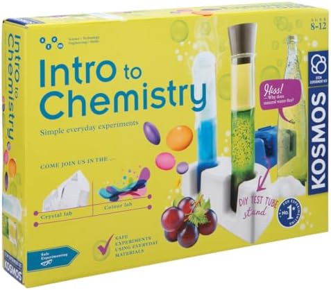 Thames & Kosmos Intro to Chemistry, Kids Science Kit, Learning Resources for Chemistry Concepts and Equipment, STEM Toys for Science Experiments, Age 8-12 by Unknown
