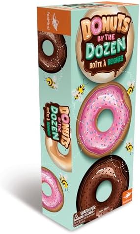 FoxMind Games: Donuts by The Dozen Math Board Game for Kids 7+, 2-6 Players by FOXMINDFURNITURE