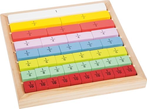 Small Foot Wooden Toys Learning Fractions "Educate" educational toy designed for children ages 6+ by SmallFootWoodenToys