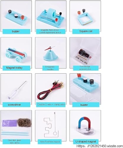 Complete Electromagnetic Circuit DIY Experiment Kit, Physics Lab Model for Basic Electricity & Magnetism Principle Verification - Image 5