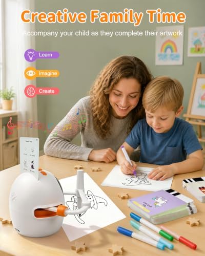 Drawing Robot for Kids, Smart Drawing Machine with 220 Educational Cards - Image 5