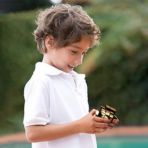 D-FantiX Shengshou Gold Mirror Cube 3x3x3, Different Shape Shifting Puzzle - Image 5