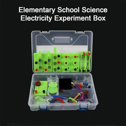 Series & Parallel Circuit Experiment Box, Basic Electrical Science Lab Kit with Bulb Holders, Complete Electricity and Magnetism Physics Teaching Experimental Apparatus - Image 3