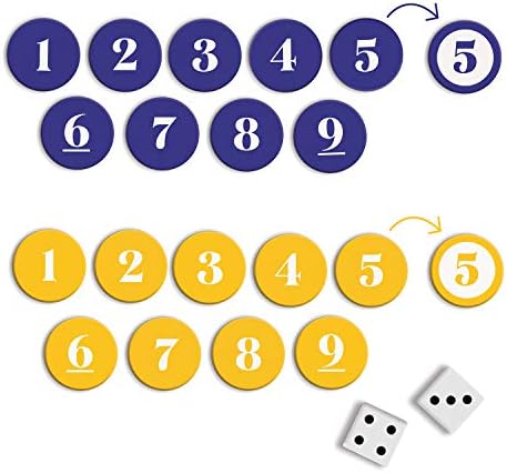 Galison Roll Out! Game – Fun, Easy to Play Dice Game for Kids, Ideal for 2 Players, Ages 6+ – Convenient Storage Tin and Instructions Included, Great Travel Activity for Kids - Image 4