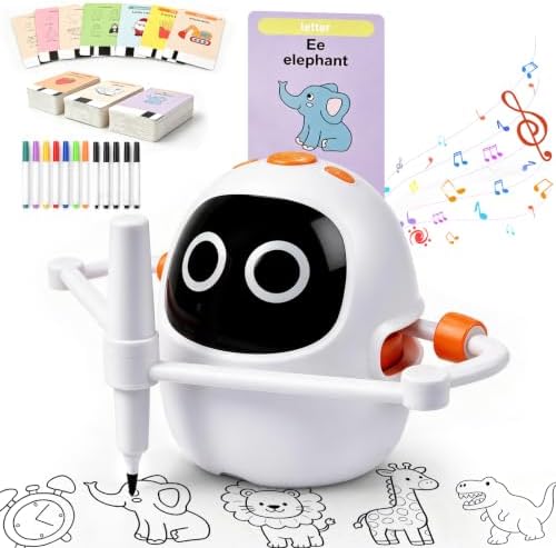 Drawing Robot for Kids, Smart Drawing Machine with 220 Educational Cards by Home