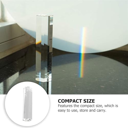 Stage Light Light Guide Column Concentrated Hexagonal Prism Round Light Guide Column Hexagonal Prism Round Photo Photography Prism Physics Experiment Equipment Prism Glas - Image 3