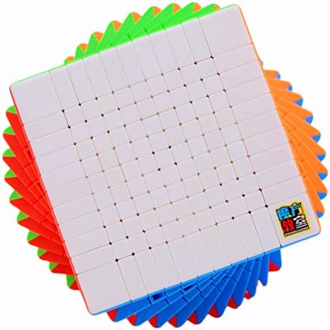 Bukefuno MoYu Meilong 11x11 Speed Puzzle Cube 11x11 Magic Cubes Moyu Stickerless MEILONG 11x11x11 Cubing Classroom Speed Toys Cube by Bukefuno