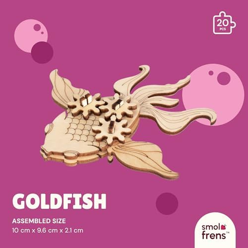 3D Wooden Puzzles for Kids Ages 8+, 5 Pack Animal Puzzles, FSC-Certified Wood, Plastic-Free Toy, STEM Kit for Kids Teens Adults, Wood Craft Model Kit, Individually Wrapped Party Favors - City Frens - Image 6