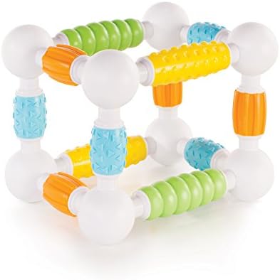 Guidecraft Grippies Builders - 30 Piece Set: Soft Grip Magnetic Building Set, Educational STEM Construction Toy for Toddlers - Image 4