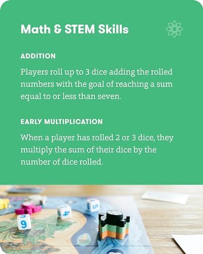 SimplyFun Shore Seekers - A Fun and Interactive Math Board Game for Kids - Practice Addition and Multiplication Skills - Math Game for Kids, 2 to 7 Players, Ages 7 & Up - Image 5