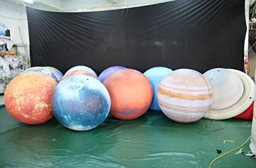 Inflatable Space Planets Solar System Set- 8 Planets +Pluto+Sun and Moon-11 Pieces, Astronomy for Education Galaxy Space Theme Party Decoration (8 Balloons, 60 inches) - Image 4